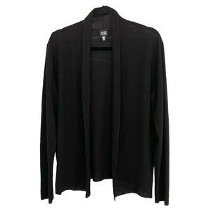 Eileen Fisher lightweight wool cardigan black M